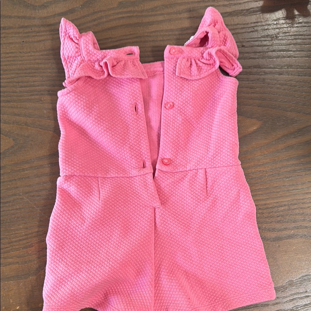 Pink Ruffled Kids Romper - Picture 3 of 7